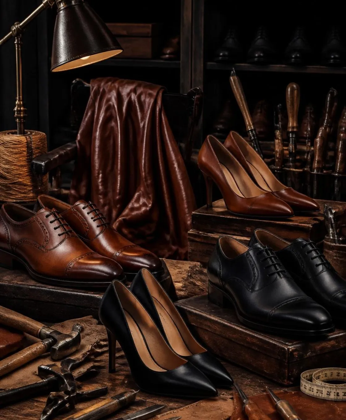Start a shoe line: handmade leather boots crafted at Handmade Shoe Factory in Pakistan