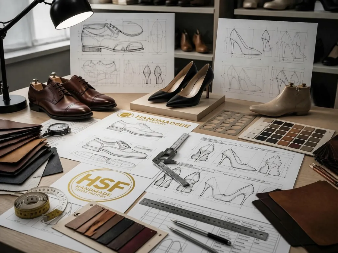 Turning a shoe design concept into a technical manufacturing spec