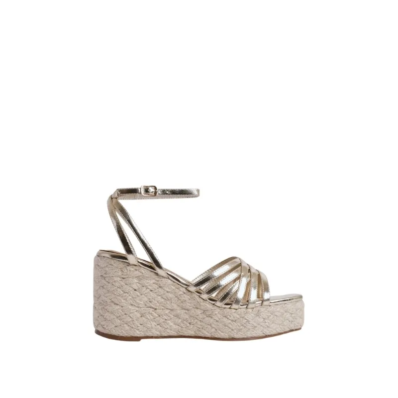 Metallic Platform Wedge Sandals Manufacturer - Image 3