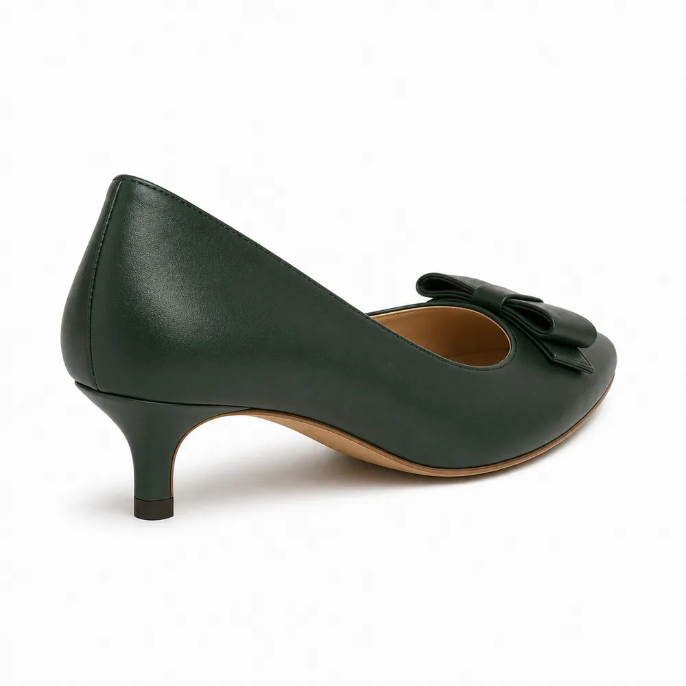Bow-Detail Kitten-Heel Pump for Private Label Brands - Image 5