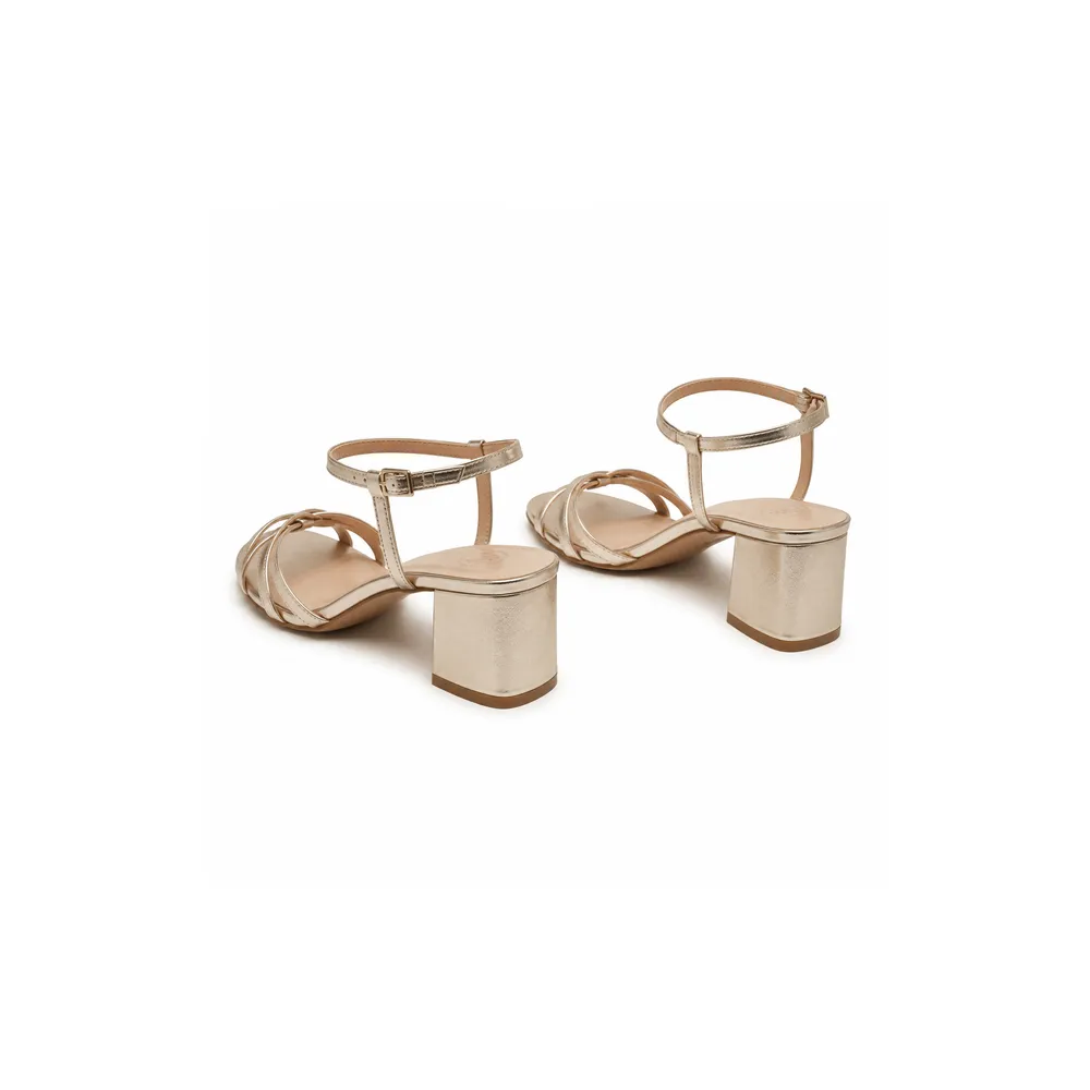 Metallic Evening Sandal — Block Heel for Private Label Brands - Image 5