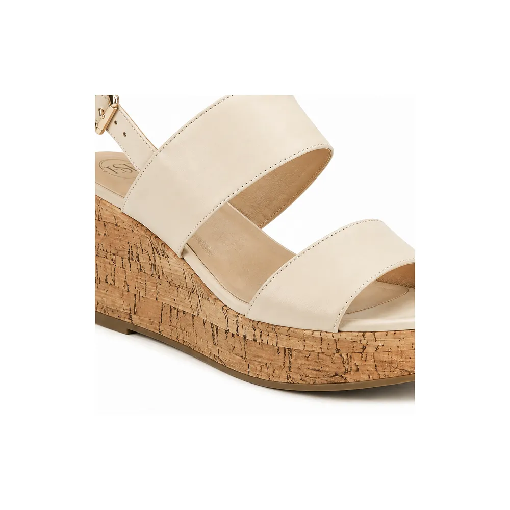 Cork-Look Platform Wedge Sandal for Private Label Brands - Image 2
