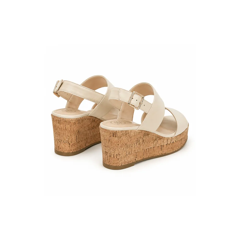 Cork-Look Platform Wedge Sandal for Private Label Brands - Image 5