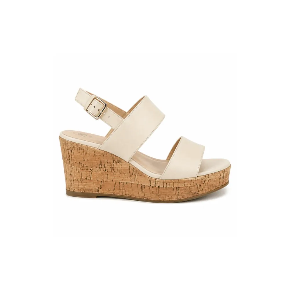 Cork-Look Platform Wedge Sandal for Private Label Brands - Image 4