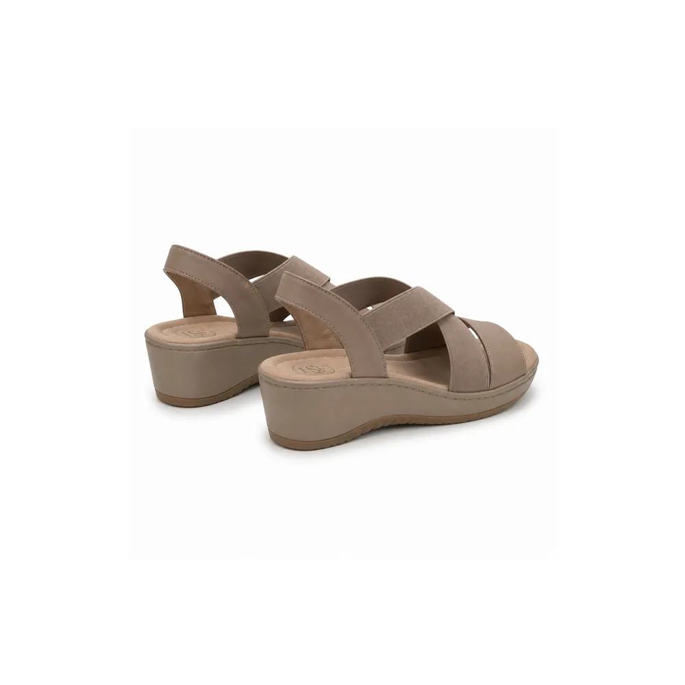 Elastic-Strap Comfort Wedge Sandal for Private Label Brands - Image 2