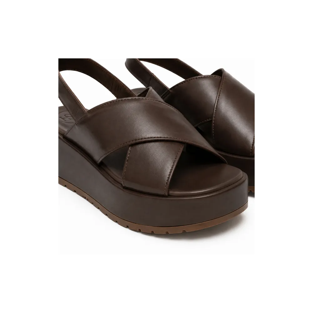 Cross-Strap Flatform Wedge Sandal for Private Label Brands - Image 5