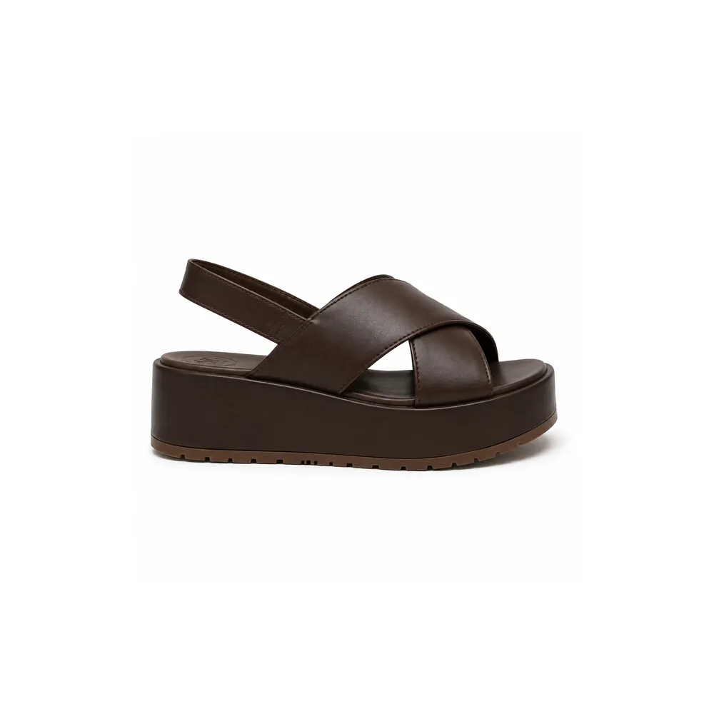 Cross-Strap Flatform Wedge Sandal for Private Label Brands - Image 4
