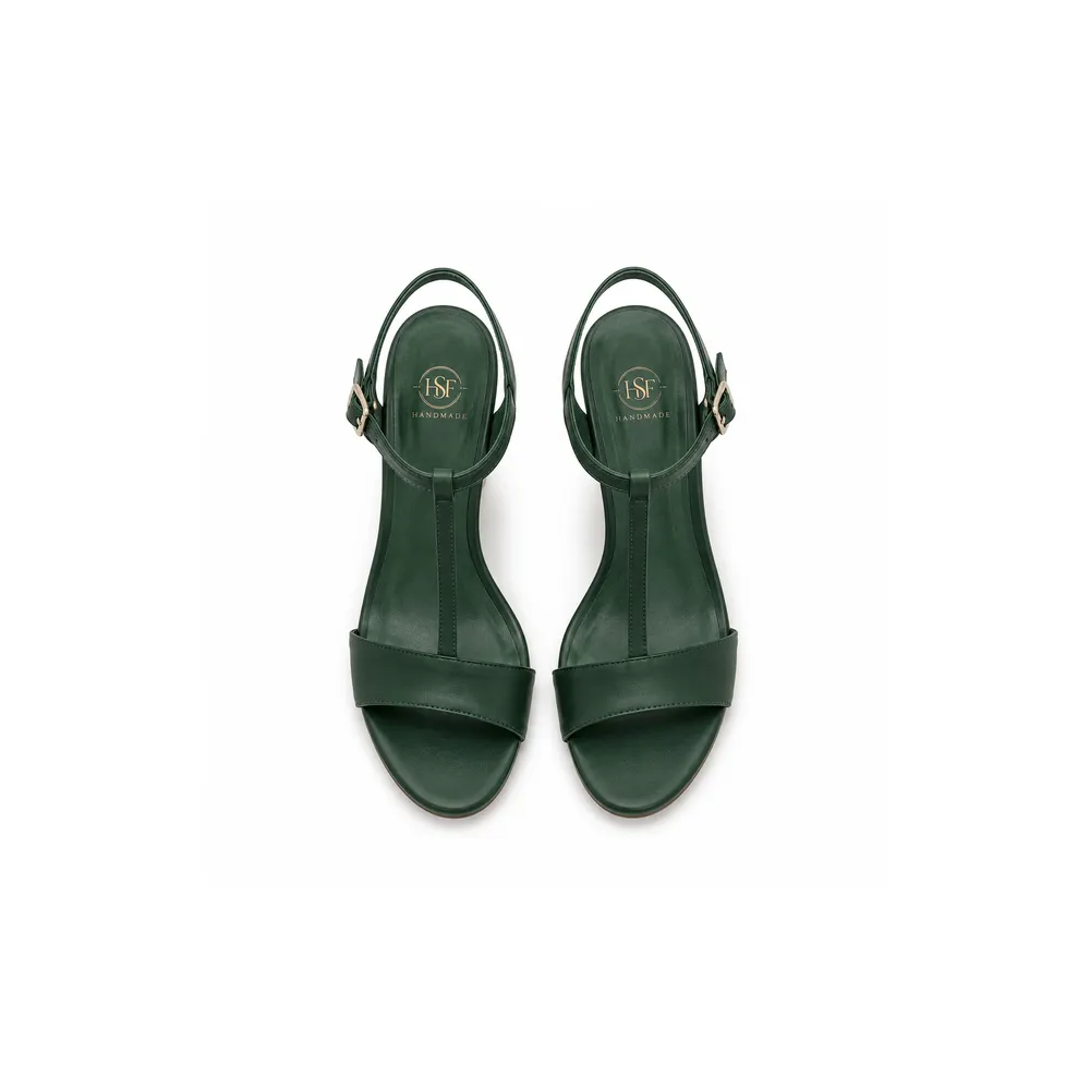 T-Bar High-Wedge Dress Sandal for Private Label Brands - Image 3