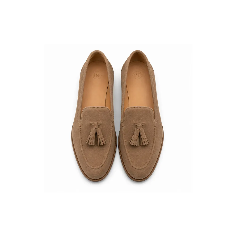 Suede Tassel Loafer for Women for Private Label Brands - Image 3