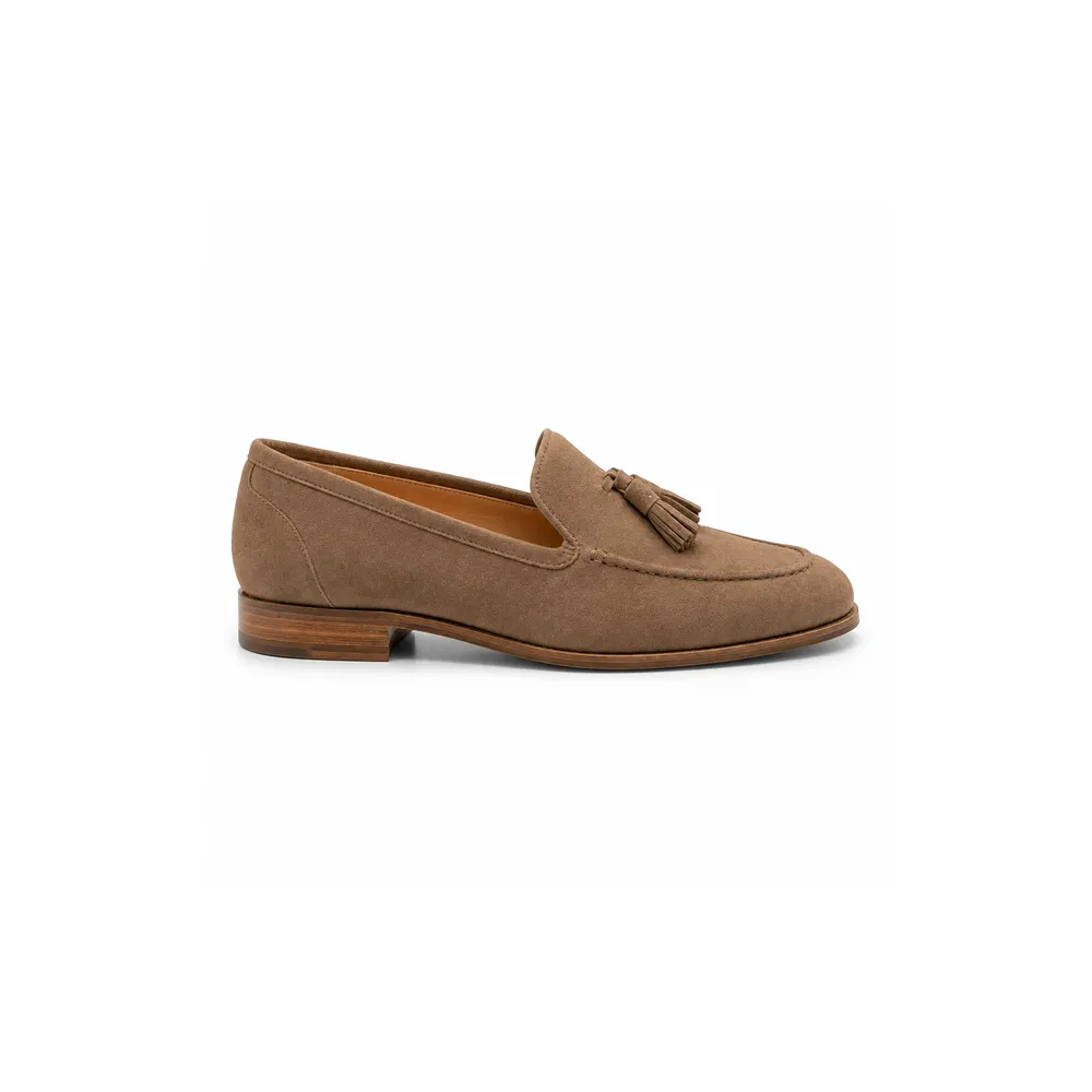 Suede Tassel Loafer for Women for Private Label Brands - Image 4