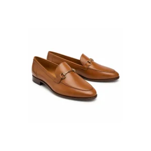 Private label polished leather bit loafer for women, shown as the main product image for brands, retailers, wholesalers, importers and sourcing teams.