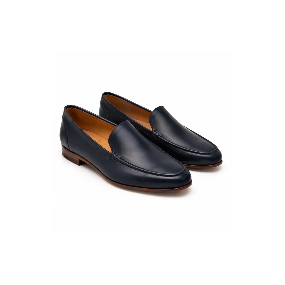 Private label almond toe apron loafer for women, shown in the main product image for brands, retailers, wholesalers, importers and sourcing teams.