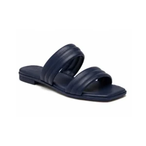Private label padded double strap slide sandal main product image for brands, retailers, wholesalers, importers, and sourcing teams.