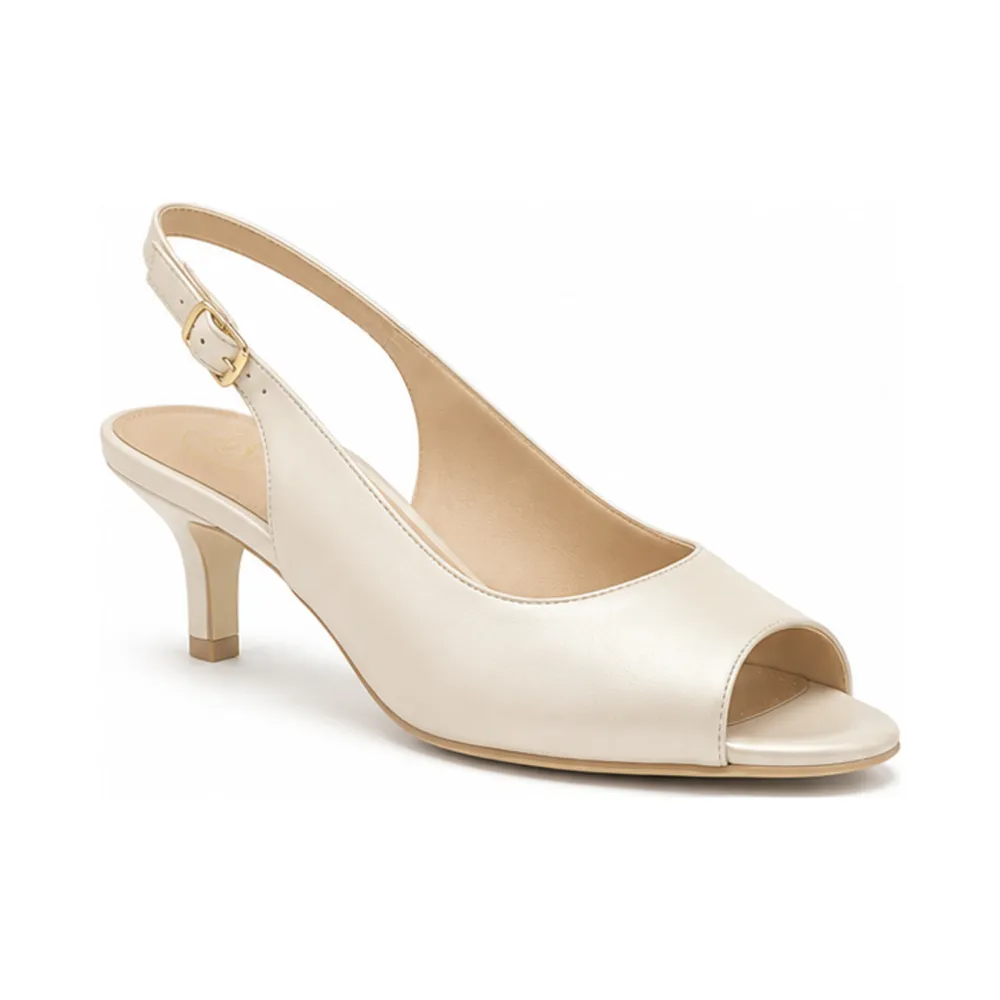Private label slingback peep toe dress pump for women's footwear and commercial B2B buyers