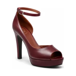 Private label platform peep toe pump ankle strap for women's footwear brands, retailers, wholesalers, importers, and sourcing teams