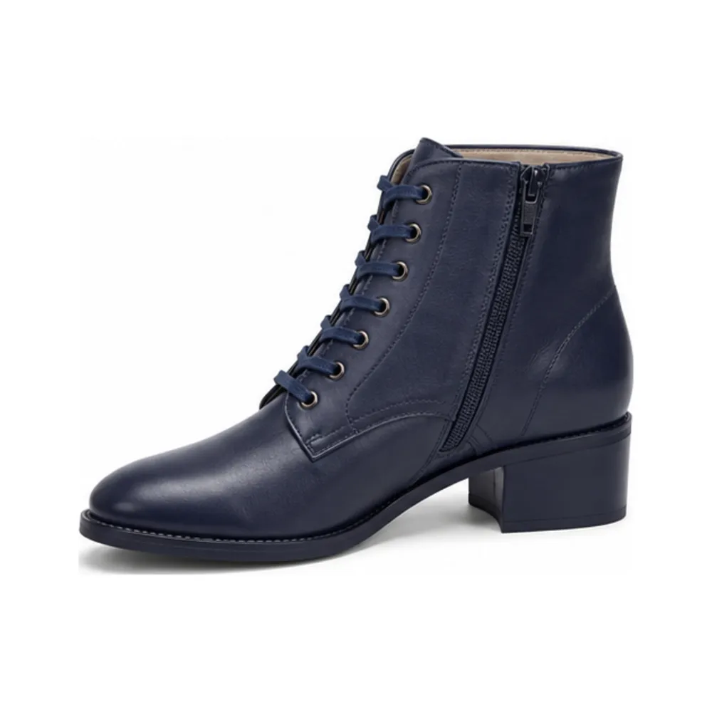 Lace-Up Leather Ankle Boot for Private Label Brands - Image 2