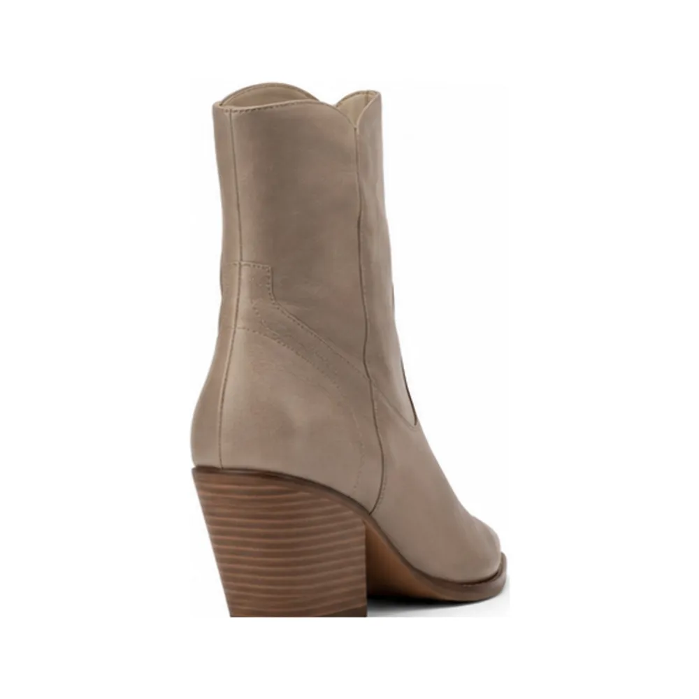 Western-Inspired Ankle Boot — Cuban Heel for Private Label Brands - Image 4