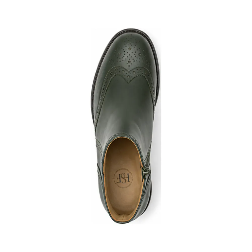 Brogue-Detail Flat Ankle Boot for Private Label Brands - Image 5