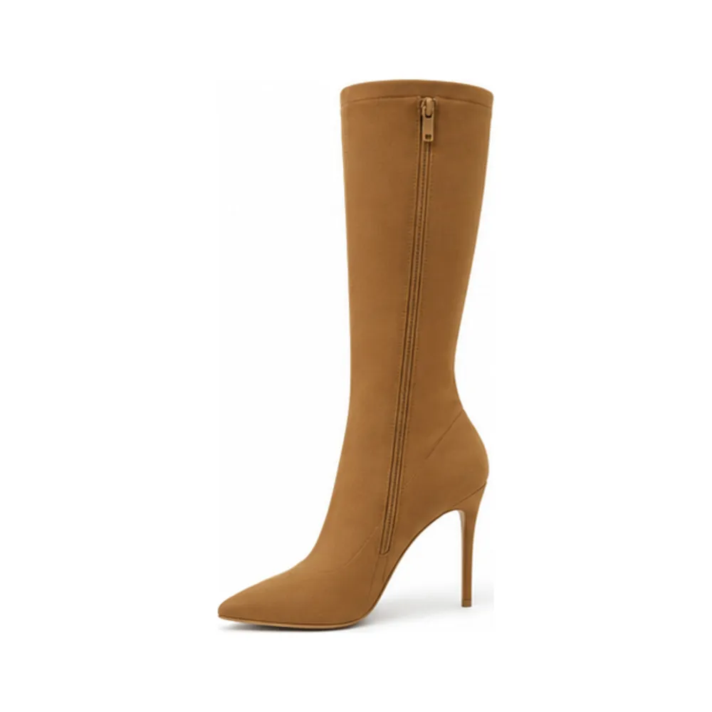 Stretch-Shaft Stiletto Knee-High Boot for Private Label Brands - Image 3