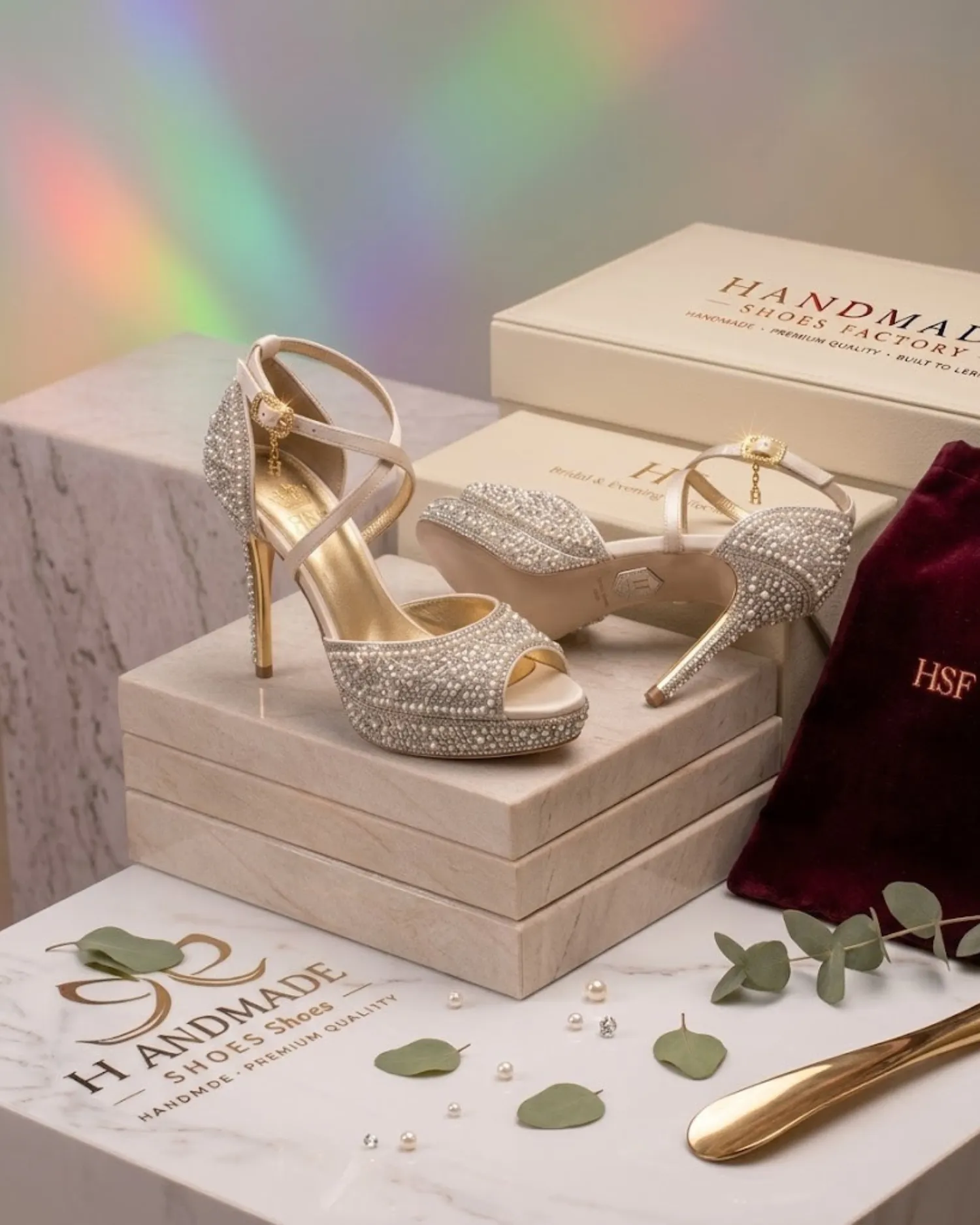 bridal shoes manufacturer private label and OEM development by Handmade Shoe Factory