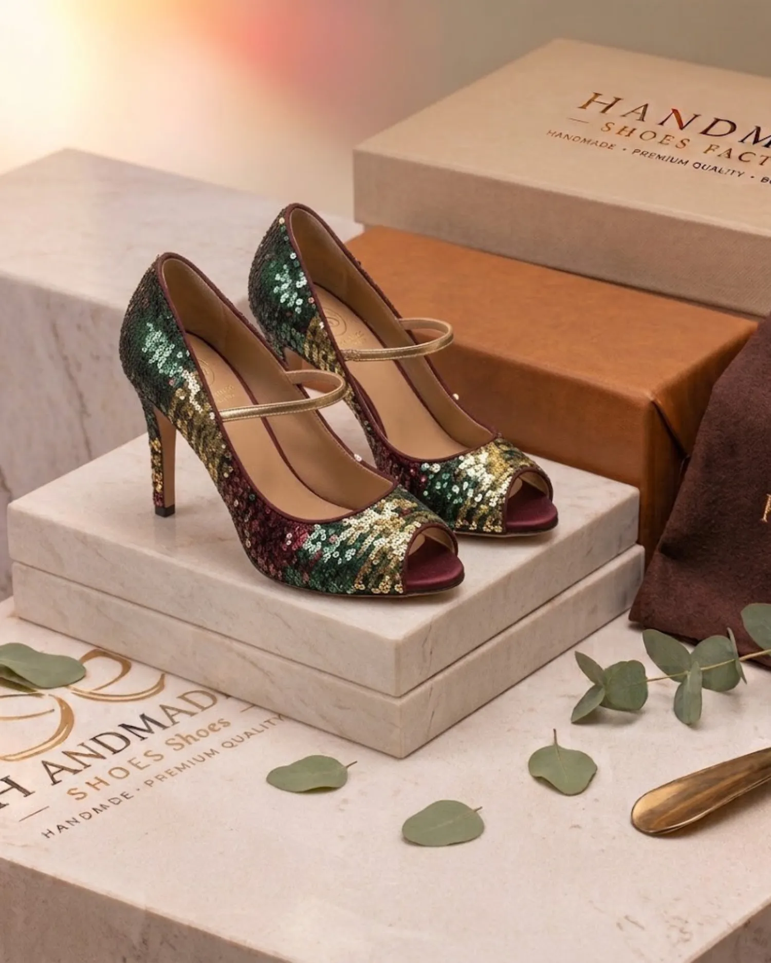 peep toe heels manufacturer private label and OEM development by Handmade Shoe Factory