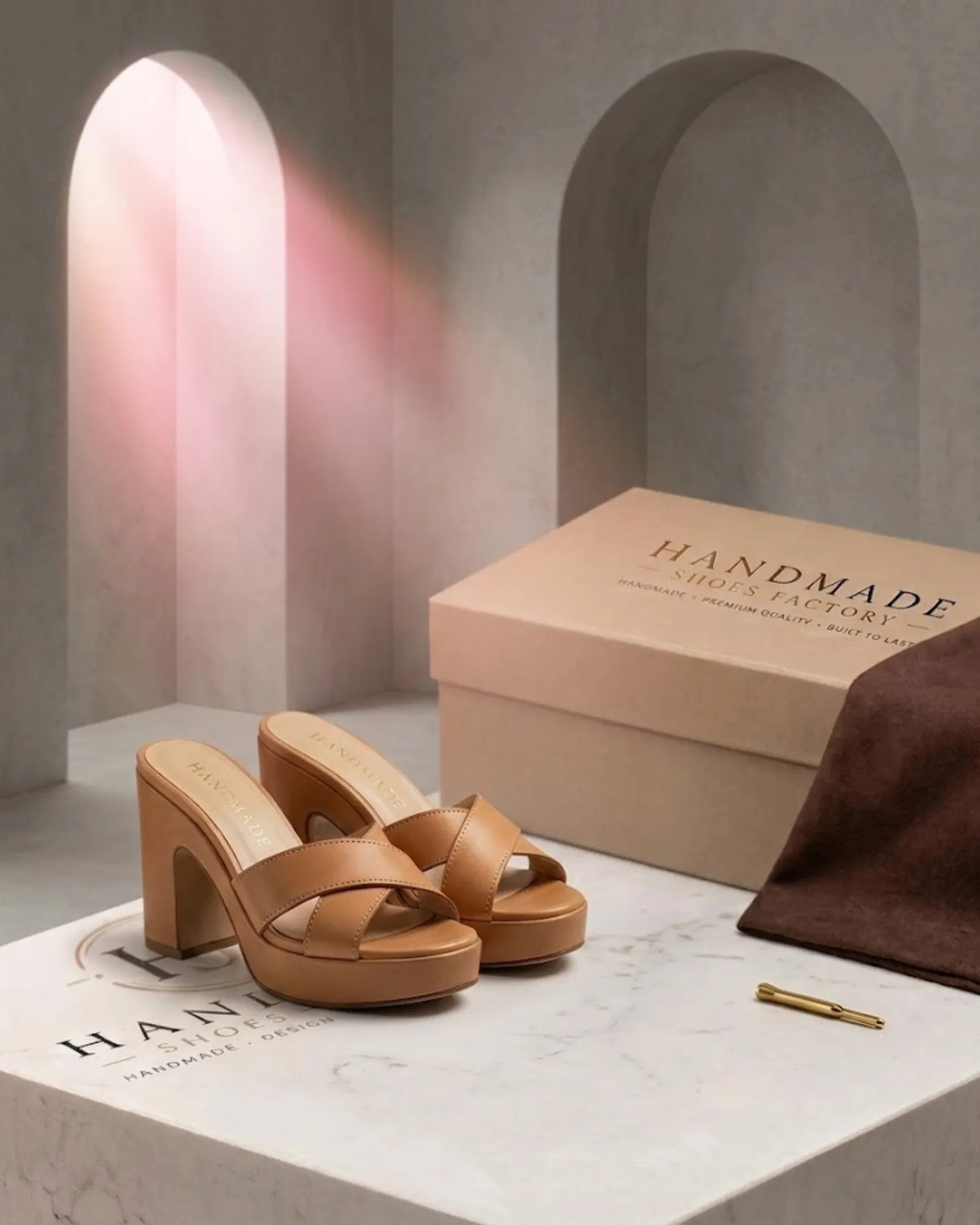 platform sandals manufacturer private label and OEM development by Handmade Shoe Factory