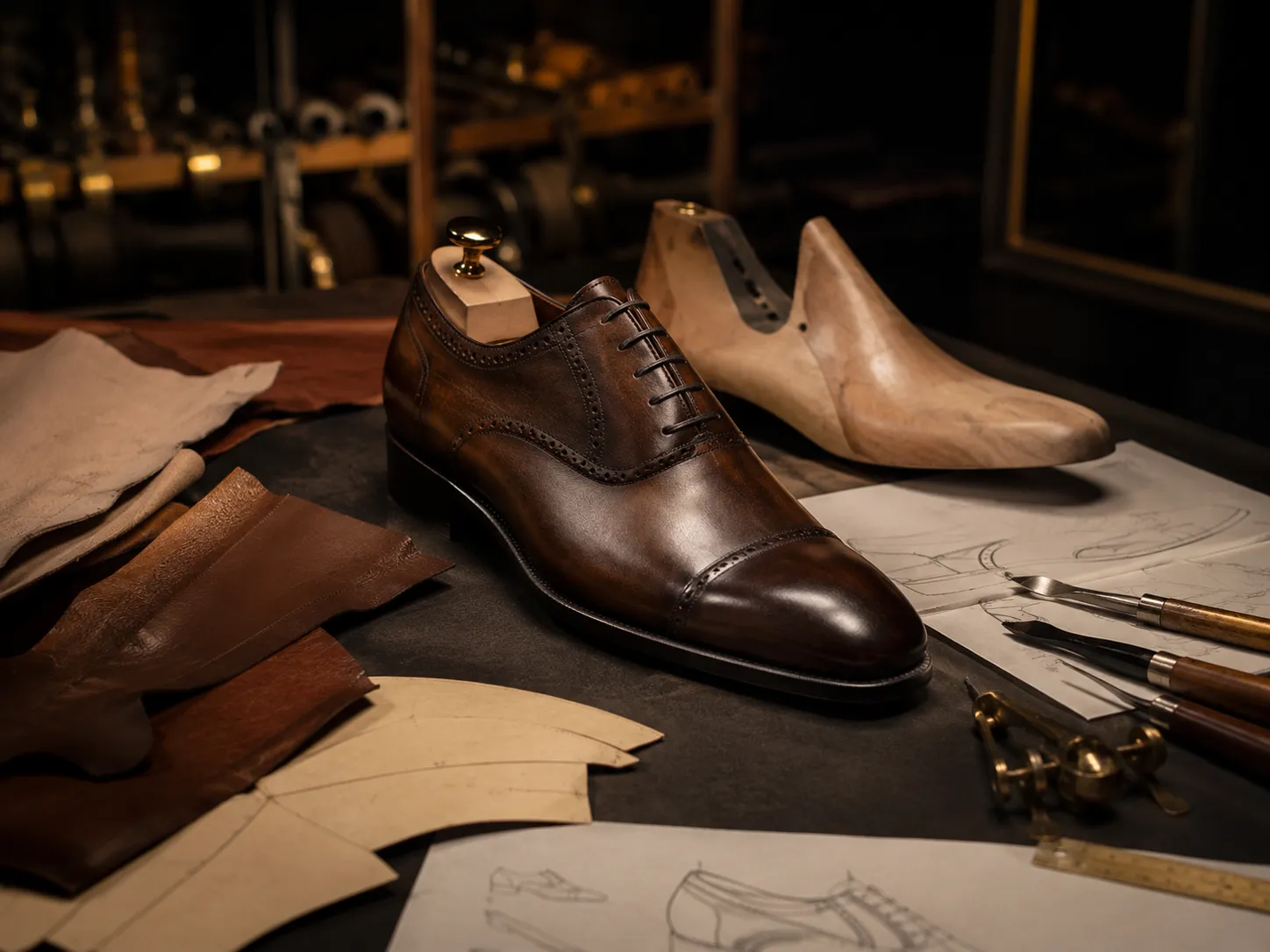 Custom Shoes Manufacturing at Handmade Shoes Factory