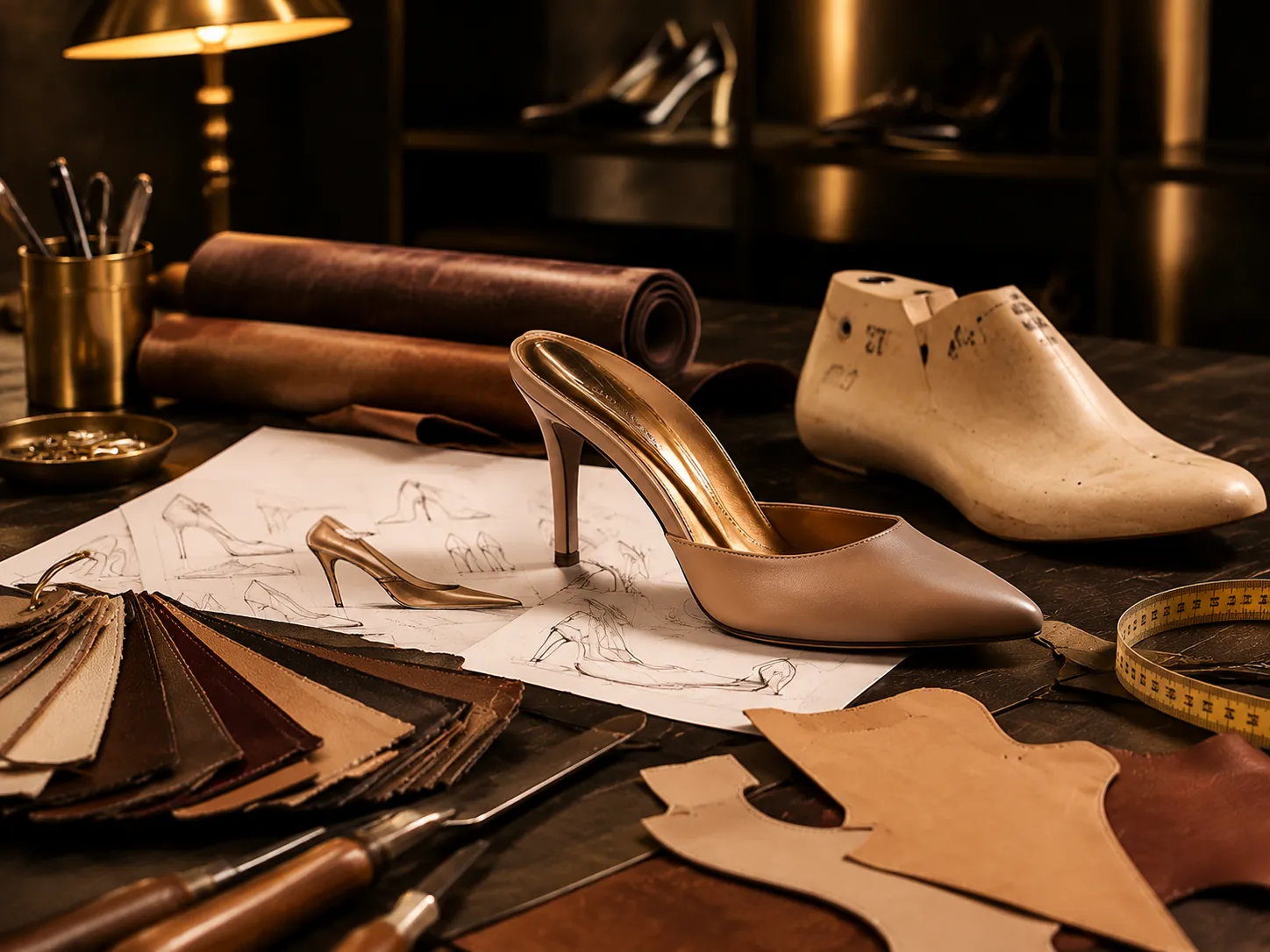 Shoe Prototyping and Footwear Sampling at Handmade Shoes Factory