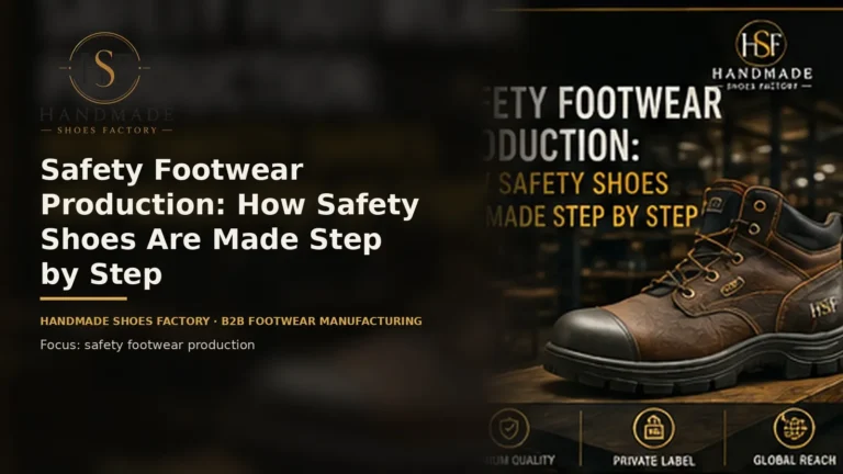 Safety Footwear Production: How Safety Shoes Are Made Step by Step