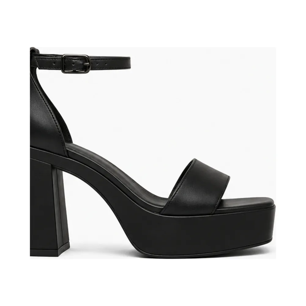 Square-Toe Chunky Platform Ankle-Strap Sandal for Private Label Brands - Image 4