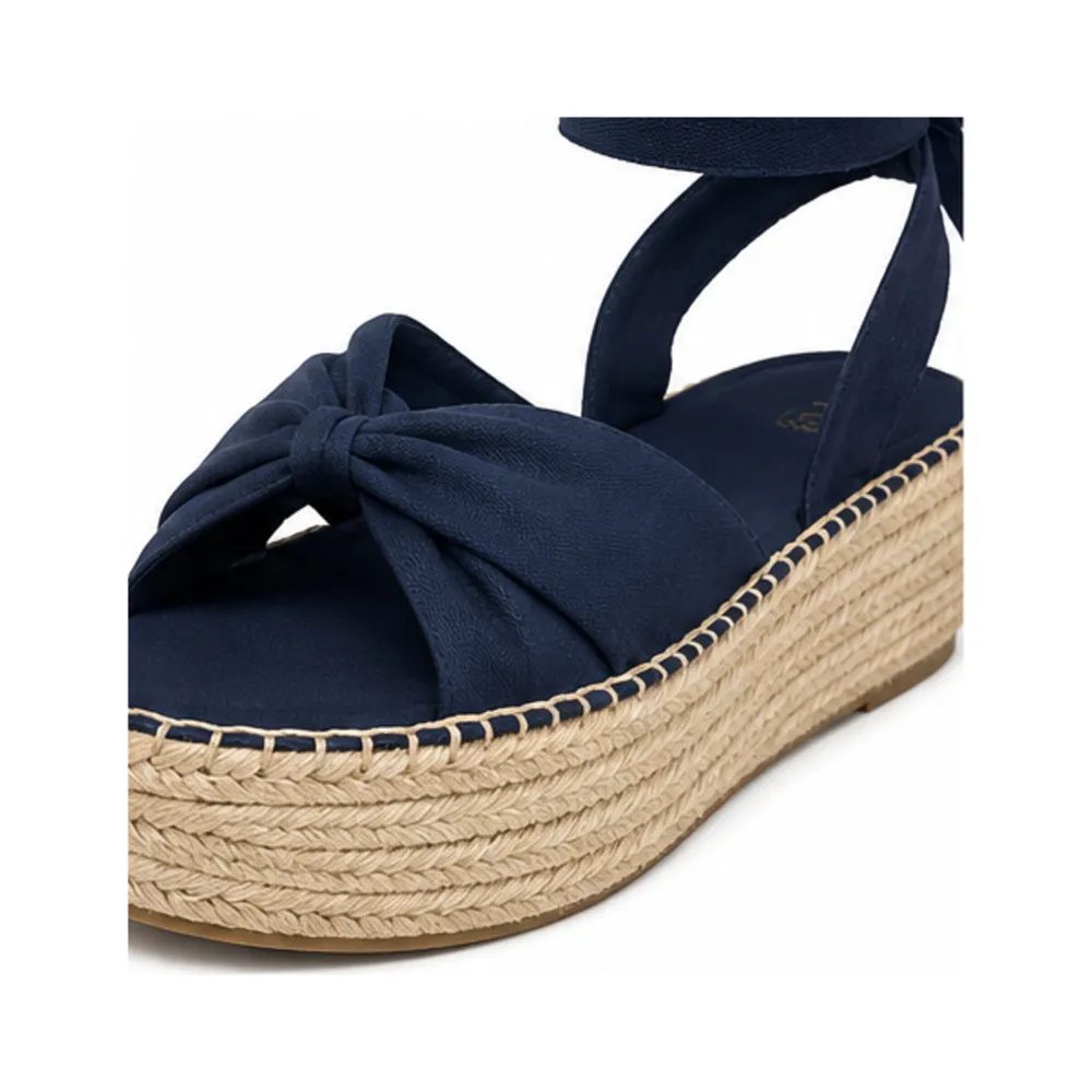 Espadrille Platform Sandal — Ankle Tie for Private Label Brands - Image 4