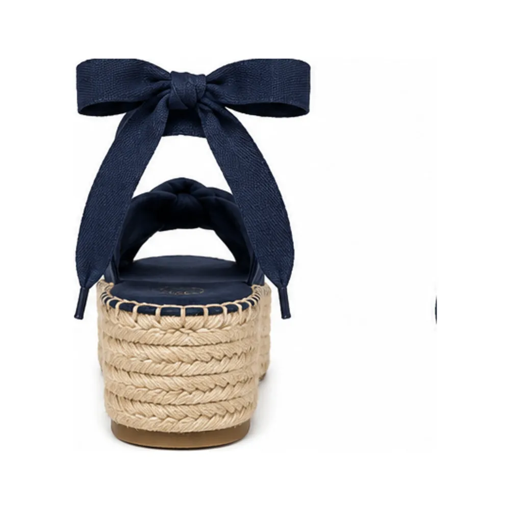 Espadrille Platform Sandal — Ankle Tie for Private Label Brands - Image 3