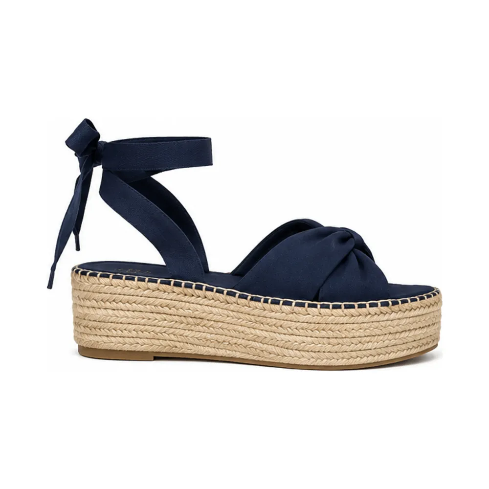 Espadrille Platform Sandal — Ankle Tie for Private Label Brands - Image 2