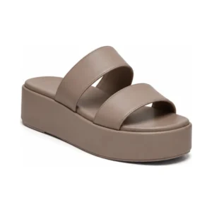Private label two band platform slide sandal for brands, retailers, wholesalers, importers and sourcing teams