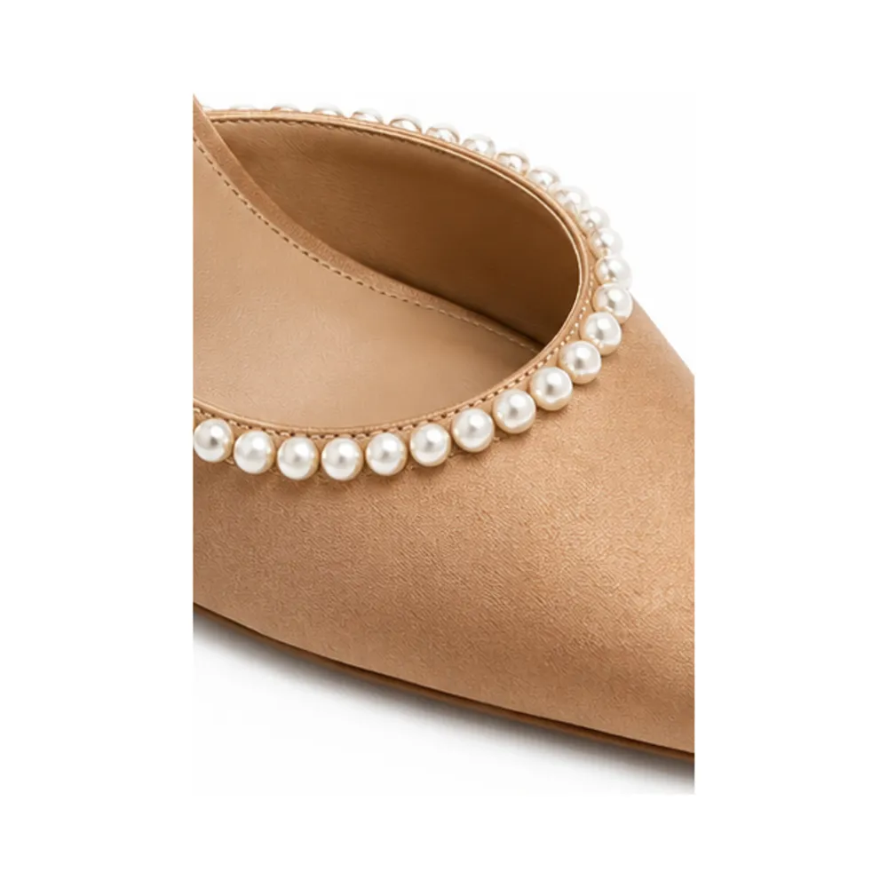 Pearl-Trim Bridal Slingback for Private Label Brands - Image 5