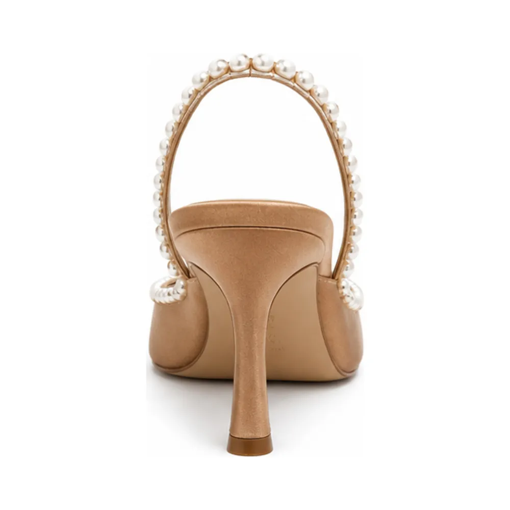 Pearl-Trim Bridal Slingback for Private Label Brands - Image 3