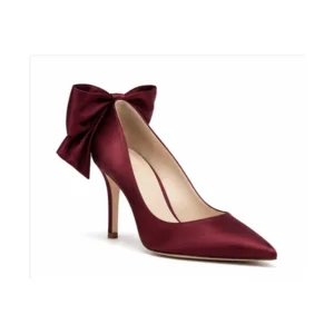 Private label bow back bridal pump for footwear brands, retailers, wholesalers, importers and sourcing teams