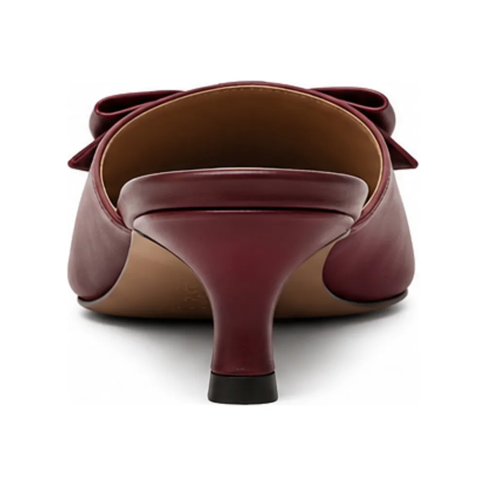 Bow-Detail Kitten-Heel Mule for Private Label Brands - Image 2