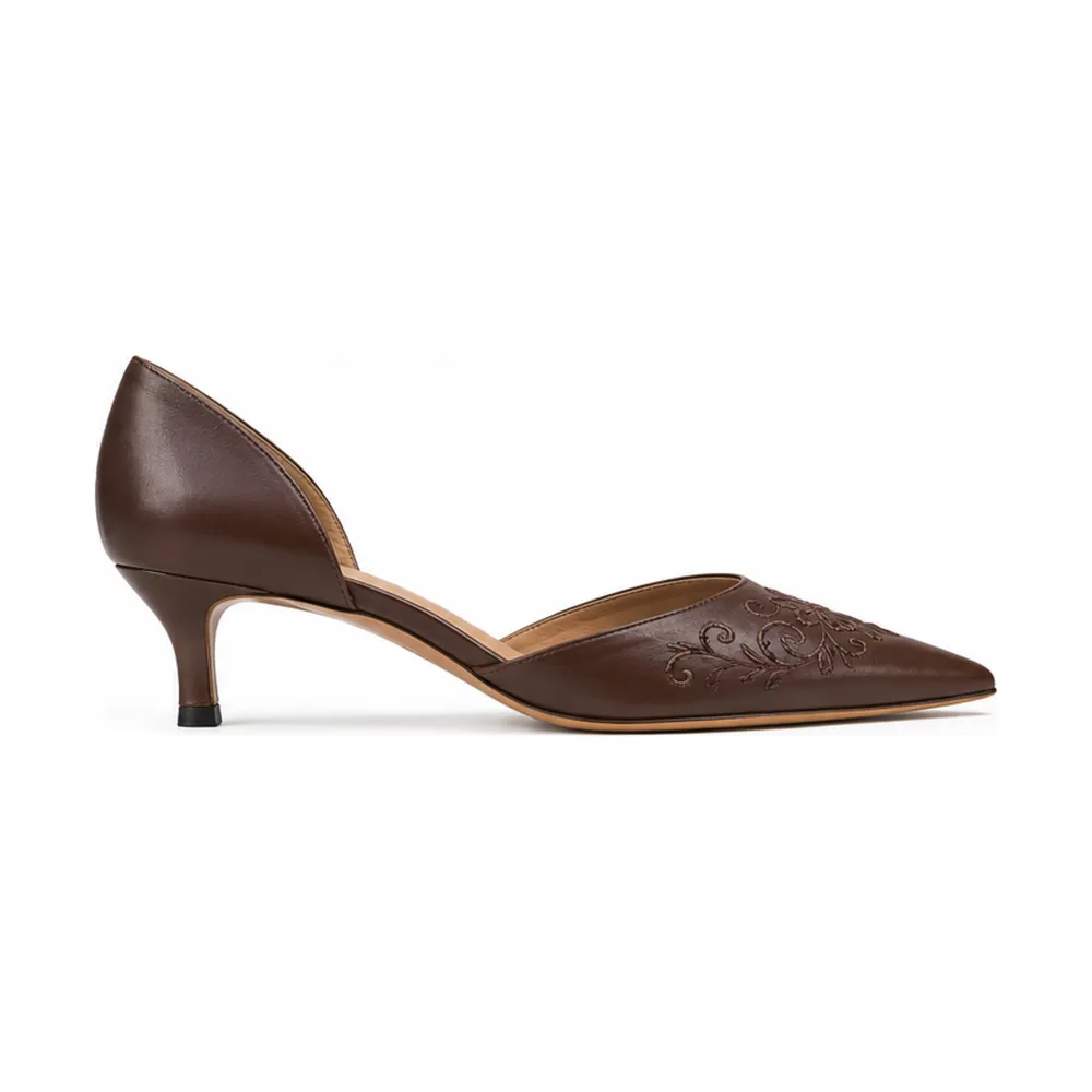 D'Orsay Kitten-Heel Pump for Private Label Brands - Image 4