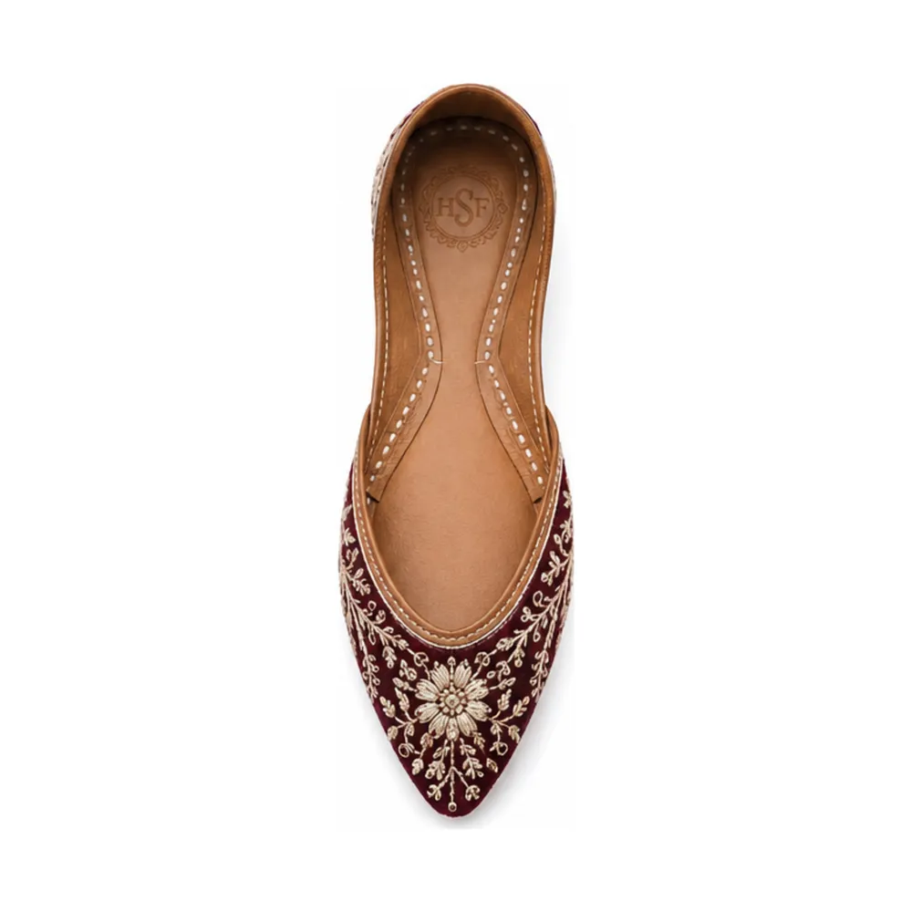 Thread-Embroidered Bridal Khussa for Private Label Brands - Image 5
