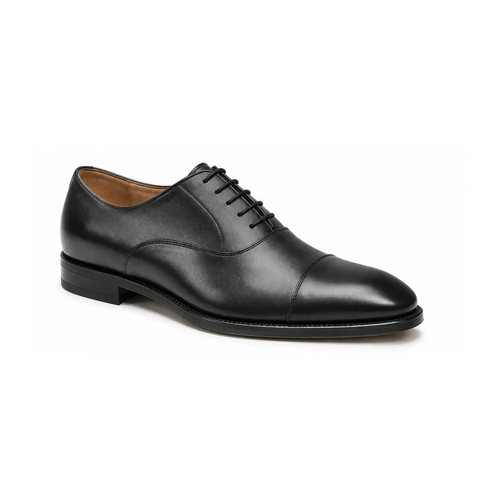 Private label cap toe oxford blake stitched leather sole for brands, retailers, wholesalers, importers, and sourcing teams