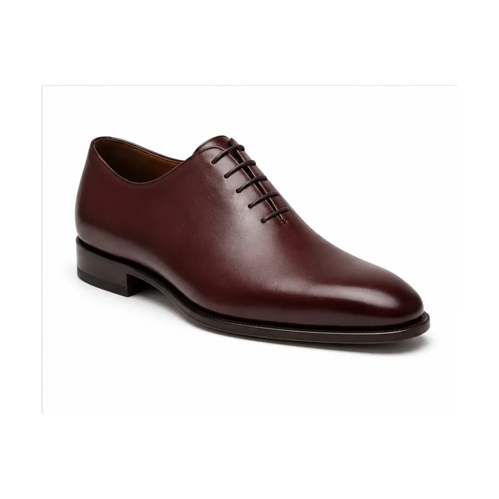 Private label wholecut leather oxford for footwear brands, retailers, wholesalers, importers, and sourcing teams