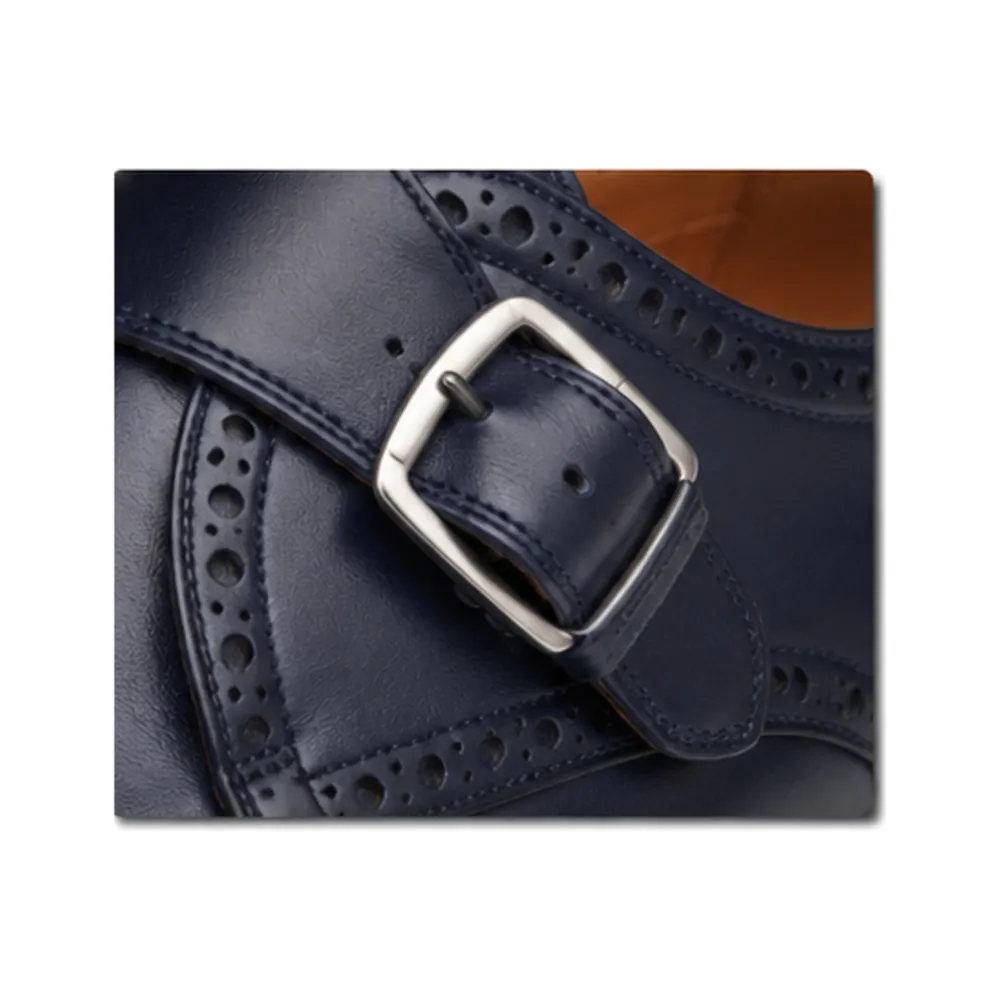 Single Monk-Strap Cap-Toe Shoe for Private Label Brands - Image 5