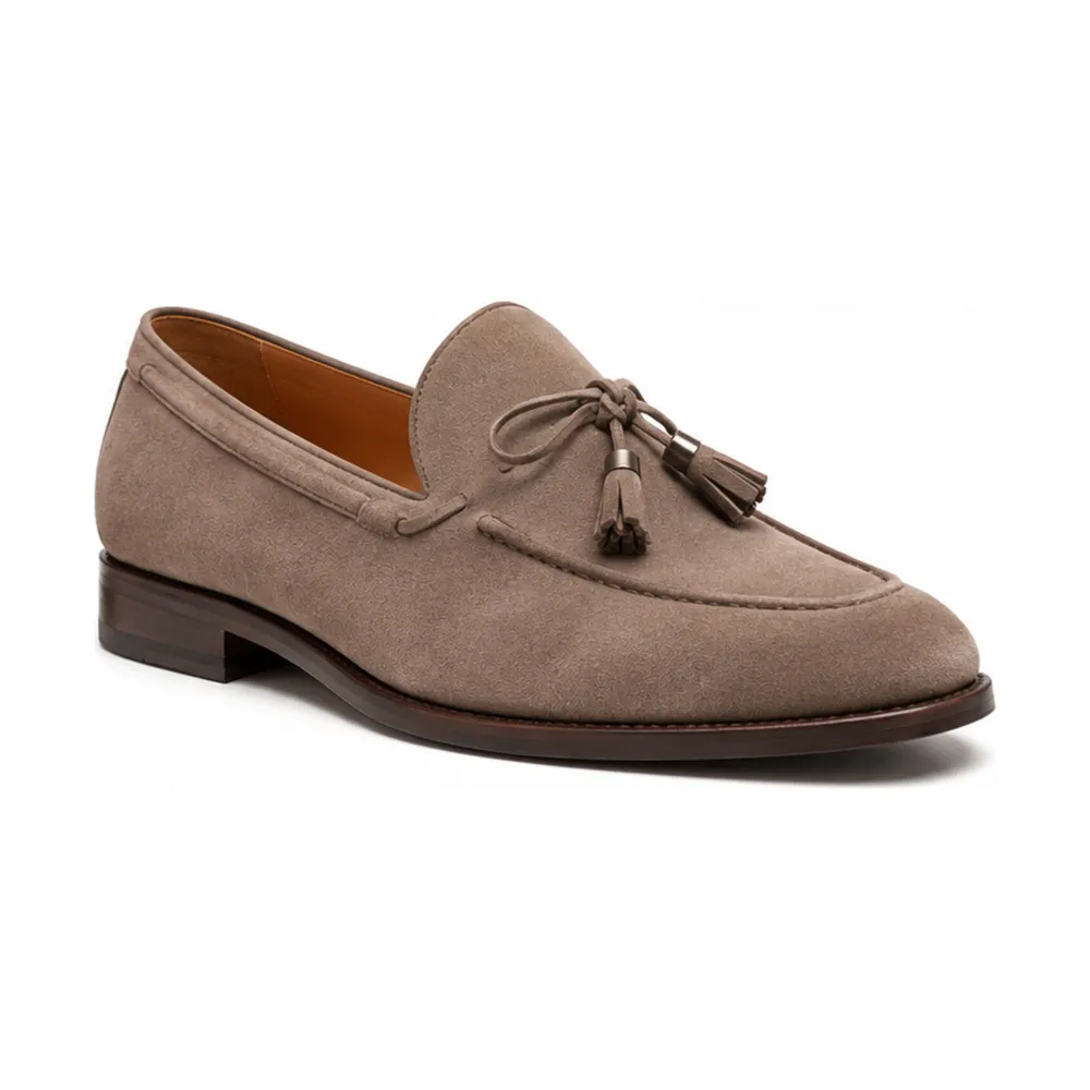 Private Label Suede Tassel Loafer for Men for brands, retailers, wholesalers, importers and sourcing teams