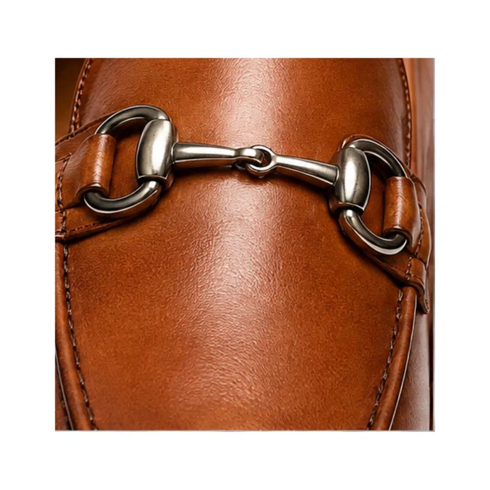 Polished Leather Bit Loafer for Men for Private Label Brands - Image 4