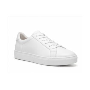 Private Label White Leather Cupsole Casual Sneaker for brands, retailers, wholesalers, importers and sourcing teams
