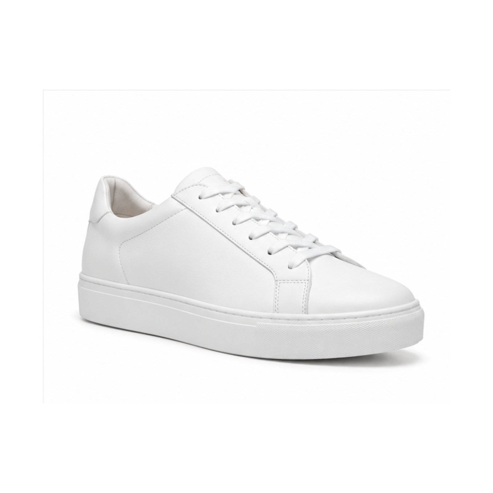 Private Label White Leather Cupsole Casual Sneaker for brands, retailers, wholesalers, importers and sourcing teams