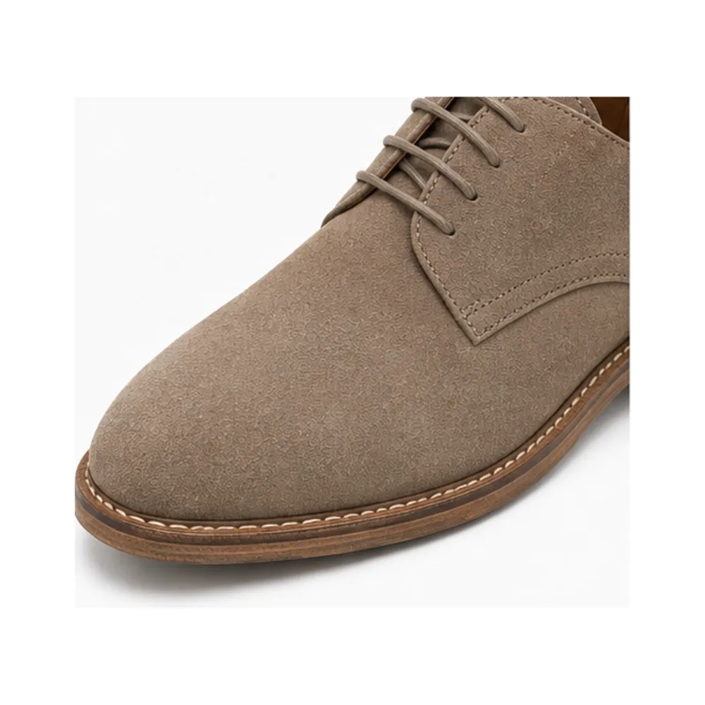 Suede Plain-Toe Casual Derby for Private Label Brands - Image 5