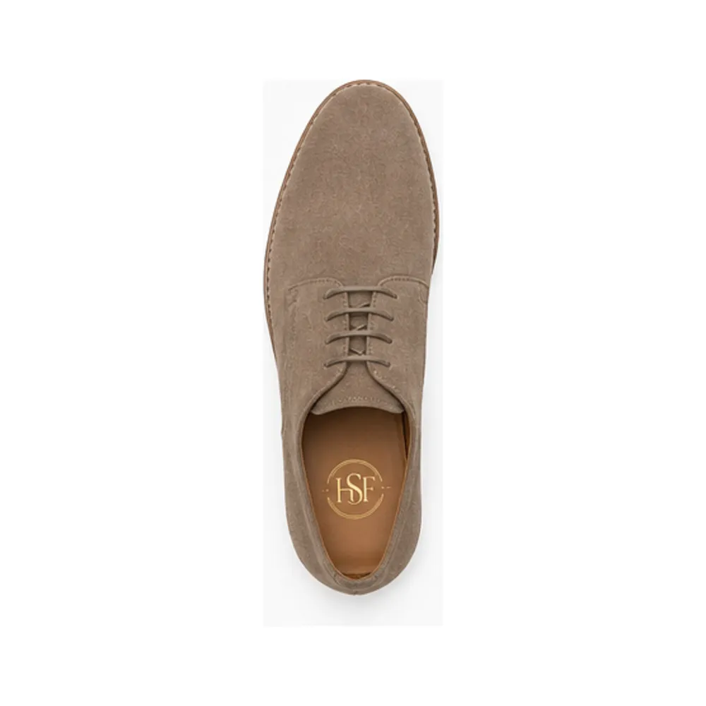 Suede Plain-Toe Casual Derby for Private Label Brands - Image 2