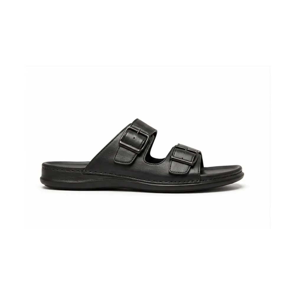 Two-Strap Leather Sandal for Men for Private Label Brands - Image 2